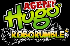 Agent Hugo: Roborumble box art for GameBoy Advance